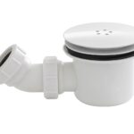 White Fast Flow Shower Waste