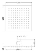 Square LED Fixed Head - Image 2