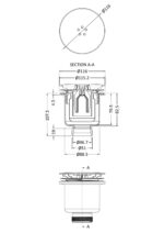 Nuie Straight Shower Tray Waste - Image 2
