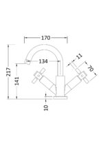 Hudson Reed Tec Crosshead Mono Basin Mixer - Image 3