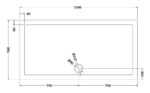 Rectangular Shower Tray 1500 x 760mm - Image 3