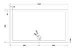 Rectangular Shower Tray 1600 x 900mm - Image 3
