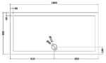 Rectangular Shower Tray 1800 x 800mm - Image 3
