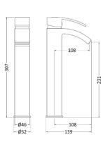 Nuie Vibe High Rise Mixer - Image 2