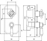 Twin Thermostatic Shower Valve - Image 2