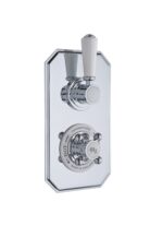 Hudson Reed Topaz Twin Concealed Shower Valve with Diverter