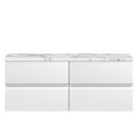 1200mm Wall Hung 4-Drawer Unit & Laminate Worktop