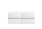 1200mm Wall Hung 4-Drawer Unit & Laminate Worktop