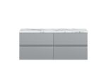 1200mm Wall Hung 4-Drawer Unit & Laminate Worktop