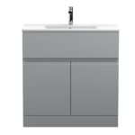 800mm Floor Standing 2-Door Vanity Unit & Basin 2