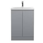 600mm Floor Standing 2-Door Vanity Unit & Basin 1