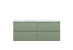 1200mm Wall Hung 4-Drawer Unit & Laminate Worktop