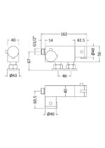 Vertical Thermostatic Bar Valve - Image 2