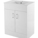 600mm Floor Standing Cabinet & Minimalist Basin