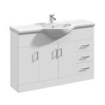 1200mm Floor Standing Cabinet & Round Basin