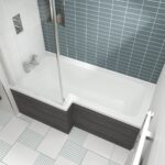 1600mm Left Hand Square Shower Bath - Image 2