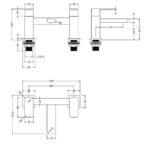 Nuie Windon Deck Mounted Bath Filler - Image 2