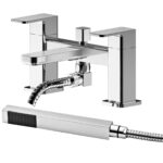 Deck Mounted Bath Shower Mixer With Kit