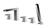 Nuie Windon Deck Mounted 5 Tap Hole Bath Shower Mixer
