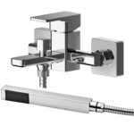 Wall Mounted Bath Shower Mixer With Kit
