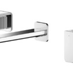 Wall Mounted 3 Tap Hole Basin Mixer