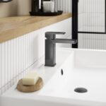 Nuie Windon Mono Basin Mixer With Push Button Waste - Image 3