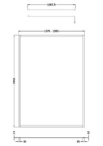 Full Outer Frame Wetroom Screen 1950x1400x8mm - Image 3