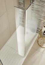 215mm Wetroom Return Screen - Image 2