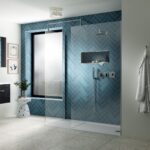 1000mm Wetroom Screen & Support Bar - Image 2