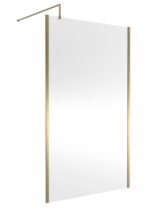 1200mm Outer Framed Wetroom Screen with Support Bar