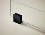 Nuie Black Wetroom Foot and Wall Bracket - Image 2