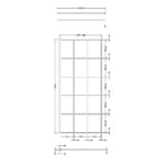 900mm Framed Wetroom Screen - Image 3