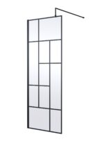 760mm Abstract Frame Wetroom Screen