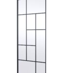 900mm Abstract Frame Wetroom Screen