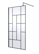 1000mm Abstract Frame Wetroom Screen