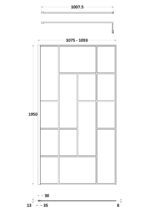 Hudson Reed 1100mm Abstract Frame Wetroom Screen - Image 3