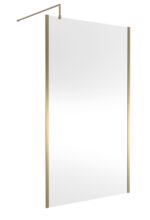 1200mm Outer Framed Wetroom Screen with Support Bar