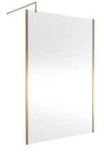 1400mm Outer Framed Wetroom Screen with Support Bar