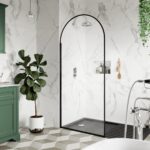 Hudson Reed 800mm Arched Wetroom Screen - Image 2