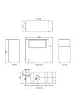 Dual Flush Concealed Cistern - Bottom Outlet - Image 2