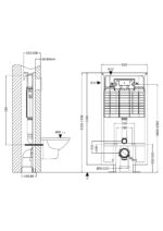Dual Flush Concealed Cistern With Frame - Image 2
