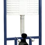 Nuie Dual Flush Concealed Cistern Frame Square Plate